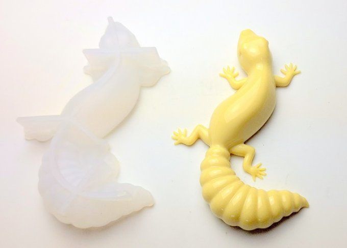 Moule en silicone lézard