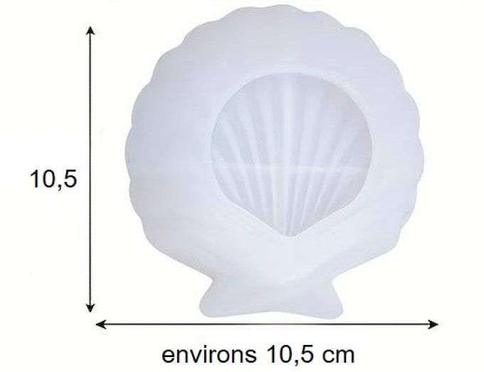 Moule en silicone coqillage: modèle 1